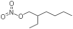 结构式 CAS# 27247-96-7, 硝酸异辛酯; 2-乙基己基硝酸酯
