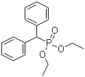 结构式 CAS# 27329-60-8, 二苯甲基亚磷酸二乙酯