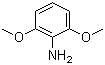 structure of CAS# 2734-70-5, 2,6-Dimethoxyaniline;2,6-Dimethoxybenzenamine; NSC 43758