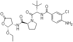 VX 765 molecular structure (CAS 273404-37-8)