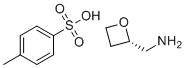 structure of CAS# 2740593-38-6, (S)-Oxetan-2-ylmethanamine tsoh;4-methylbenzenesulfonic acid;[(2S)-oxetan-2-yl]methanamine
