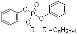Alkyl diphenyl phosphate molecular structure (CAS 27460-02-2)