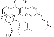 structure of CAS# 2752-65-0, Gambogic acid