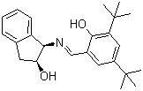 structure of CAS# 275374-67-9, (1R,2S)-1-[(3,5-Di-tert-butyl-2-hydroxybenzylidene)amino]-2-indanol