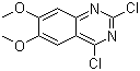structure of CAS# 27631-29-4, 2,4-Dichloro-6,7-dimethoxyquinazoline
