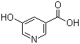结构式 CAS# 27828-71-3, 5-羟基烟酸