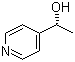 structure of CAS# 27854-88-2, (R)-(+)-1-(4-Pyridyl)ethanol;(1R)-1-(pyridin-4-yl)ethan-1-ol; (R)-(+)-alpha-Methyl-4-pyridinemethanol