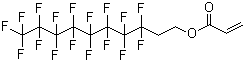 1H,1H,2H,2H-Heptadecafluorodecyl acrylate molecular structure (CAS 27905-45-9)