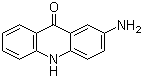 structure of CAS# 27918-14-5, 2-Aminoacridone;2-Amino-10H-acridin-9-one