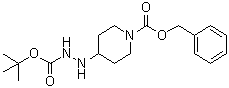 structure of CAS# 280111-50-4, Benzyl 4-[2-(tert-butoxycarbonyl)hydrazino]piperidine-1-carboxylate