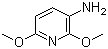 3-Amino-2,6-dimethoxypyridine molecular structure (CAS 28020-37-3)