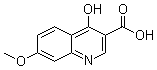 4-Hydroxy-7-methoxy-3-quinolinecarboxylic acid molecular structure (CAS 28027-17-0)