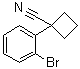 1-(2-Bromophenyl)cyclobutanecarbonitrile molecular structure (CAS 28049-62-9)