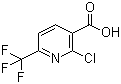结构式 CAS# 280566-45-2, 2-氯-6-三氟甲基烟酸