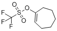 Cyclohept-1-en-1-yl trifluoromethanesulfonate molecular structure (CAS 28075-51-6)