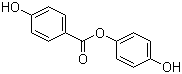 4-Hydroxyphenyl 4-hydroxybenzoate molecular structure (CAS 28084-48-2)
