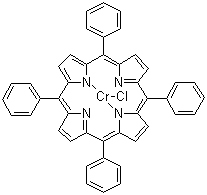 Chromium(III) 5,10,15,20-tetraphenylporphine chloride molecular structure (CAS 28110-70-5)