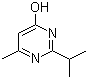 2-Isopropyl-6-methylpyrimidin-4-ol molecular structure (CAS 2814-20-2)