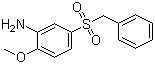 结构式 CAS# 2815-50-1, 2-甲氧基-5-苯甲磺酰基苯胺