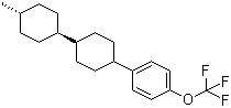 4-[trans-4-(trans-4-Methylcyclohexyl)cyclohexyl]-1-trifluoromethoxybenzene molecular structure (CAS 281680-32-8)