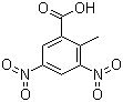3,5-Dinitro-2-methylbenzoic acid molecular structure (CAS 28169-46-2)