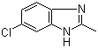 structure of CAS# 2818-69-1, 5-Chloro-2-methylbenzimidazole;2-Methyl-5-chlorobenzimidazole; 5-Chloro-2-methyl-1H-benzimidazole