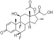 Flumethasone-17-acetate molecular structure (CAS 2823-42-9)