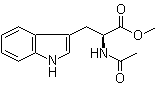 Methyl N-acetyl-L-tryptophanate molecular structure (CAS 2824-57-9)