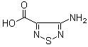 4-Amino-1,2,5-thiadiazole-3-carboxylic acid molecular structure (CAS 2829-58-5)