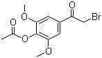 4-(2-Bromoacetyl)-2,6-dimethoxyphenyl acetate molecular structure (CAS 28294-48-6)