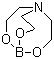 三乙醇胺硼酸酯分子结构 (CAS 283-56-7)