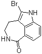 2-Bromo-1,3,4,5-tetrahydro-6H-pyrrolo[4,3,2-ef][2]benzazepin-6-one molecular structure (CAS 283173-72-8)