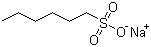 Sodium 1-hexanesulfonate molecular structure (CAS 2832-45-3)