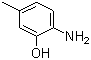 structure of CAS# 2835-98-5, 6-Amino-m-cresol;2-Amino-5-methylphenol; 2-Hydroxy-4-methylaniline; 4-Amino-3-hydroxytoluene; 3-Methyl-6-aminophenol