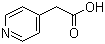 Pyridin-4-ylacetic acid molecular structure (CAS 28356-58-3)