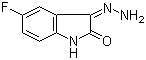 5-Fluoro-3-hydrazonoindolin-2-one molecular structure (CAS 283584-52-1)