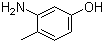 结构式 CAS# 2836-00-2, 3-氨基-4-甲基苯酚; 3-氨基对甲酚