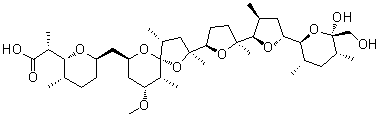 structure of CAS# 28380-24-7, Nigericin;Antibiotic K 178; Antibiotic M 2; Antibiotic X 464; Azalomycin M; Helixin C; Polyetherin A