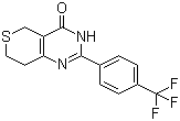 structure of CAS# 284028-89-3, XAV 939;3,5,7,8-Tetrahydro-2-[4-(trifluoromethyl)phenyl]-4H-thiopyrano[4,3-d]pyrimidin-4-one