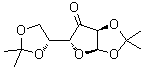 structure of CAS# 2847-00-9, 1,2:5,6-Di-O-isopropylidene-alpha-D-ribohexofuran-3-ulose