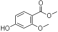 4-羟基-2-甲氧基苯甲酸甲酯分子结构 (CAS 28478-46-8)