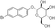structure of CAS# 28541-84-6, 6-Bromo-2-naphthyl alpha-D-mannopyranoside;alpha-D-6-Bromo-2-naphthylmannopyranoside
