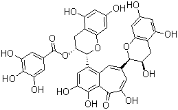 Theaflavin 3'-gallate molecular structure (CAS 28543-07-9)