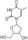 结构式 CAS# 28585-51-5, 2-硫代-2'-脱氧胸苷
