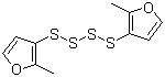 Bis(2-methyl-3-furyl)tetrasulfide molecular structure (CAS 28588-76-3)