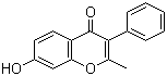 7-Hydroxy-2-methyl-3-phenylchromen-4-one molecular structure (CAS 2859-88-3)