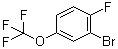 2-Bromo-1-fluoro-4-trifluoromethoxybenzene molecular structure (CAS 286932-57-8)