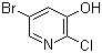 5-Bromo-2-chloropyridin-3-ol molecular structure (CAS 286946-77-8)