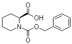 structure of CAS# 28697-11-2, (S)-(-)-1-Cbz-piperidine-2-carboxylic acid;(-)-1-Carbobenzyloxy-2-piperidinecarboxylic acid; (2S)-1-(Carbobenzyloxy)-2-piperidinecarboxylic acid; (2S)-1-[(Benzyloxy)carbonyl]hexahydro-2-pyridinecarboxylic acid; N-Benzyloxycarbonyl-(S)-piperidine-2-carboxylic acid