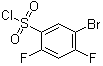 结构式 CAS# 287172-61-6, 5-溴-2,4-二氟苯磺酰氯